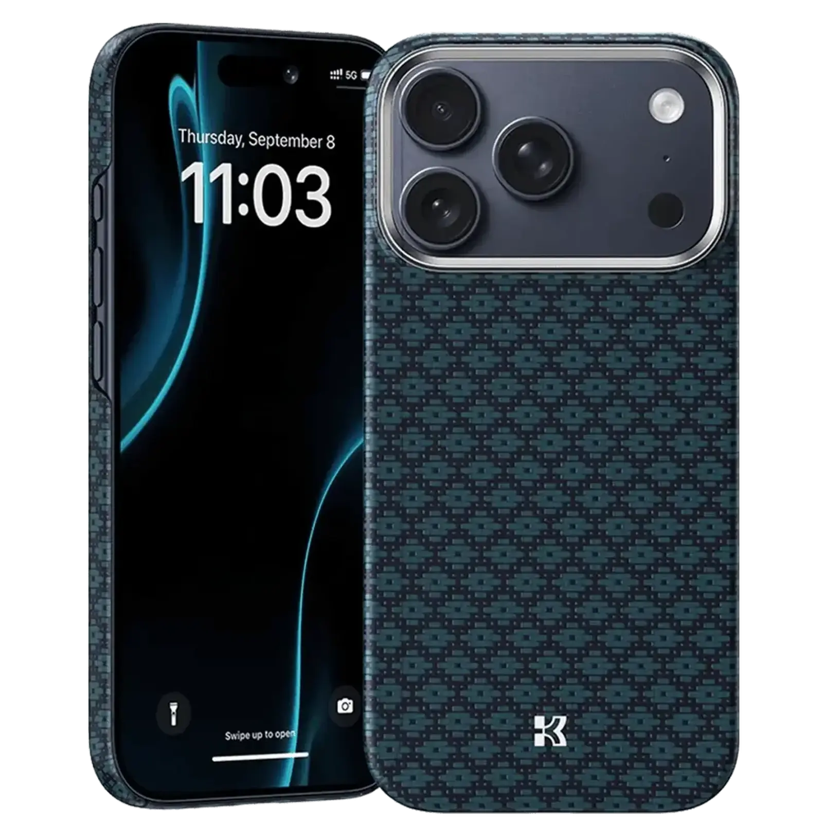 Чохол Benks Magnetic ArmorAir Kevlar ArmorGrid Series Blue для iPhone 17 Pro