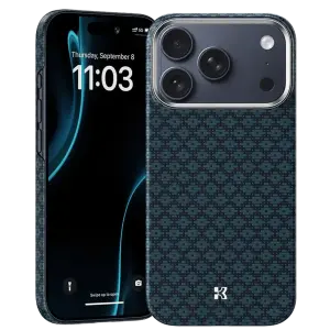 Чохол Benks Magnetic ArmorAir Kevlar ArmorGrid Series Blue для iPhone 17 Pro