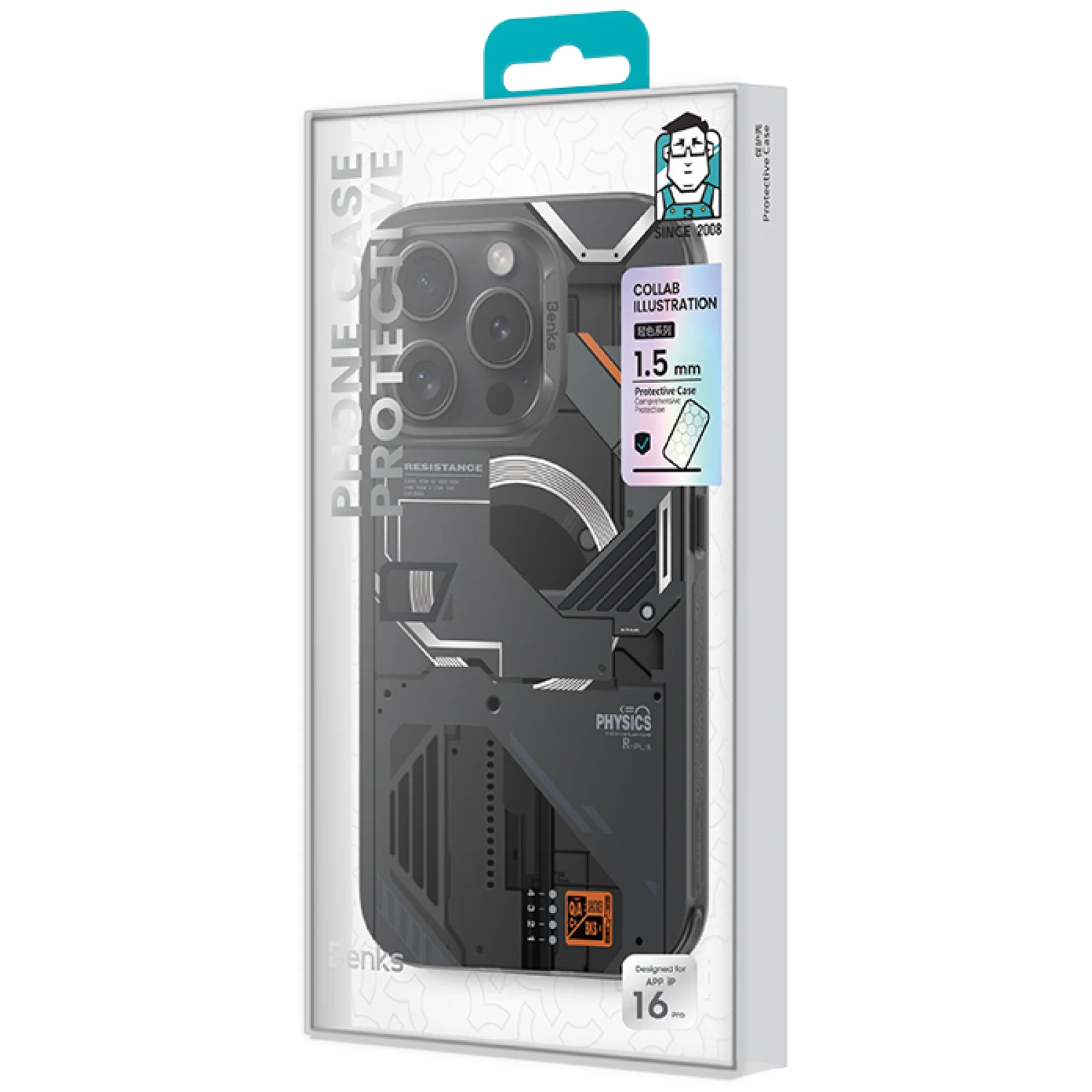 Чехол Benks Mecha Case with MagSafe для iPhone 16 Pro Max Black