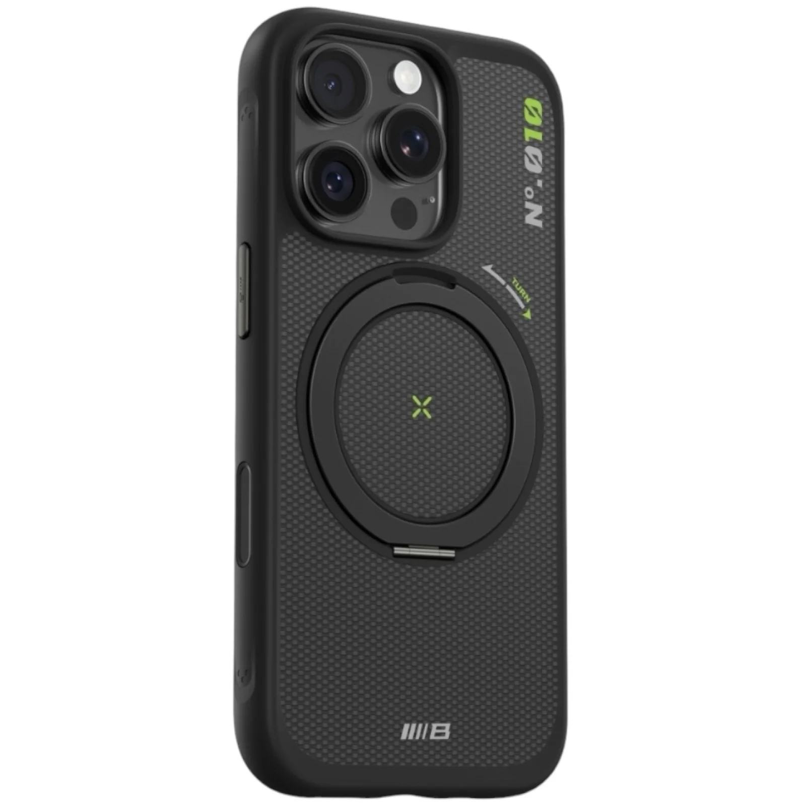 Чохол Blueo Aramid Fiber Case with Rotatable Stand для iPhone 16 Pro Max Black
