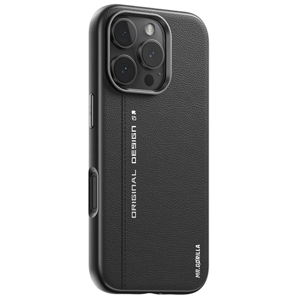 Чохол Blueo Leather Case MagSafe для iPhone 16 Pro Max Black