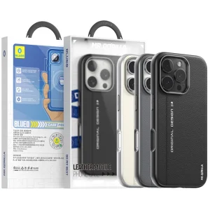 Чохол Blueo Leather Case MagSafe для iPhone 16 Pro Max Black