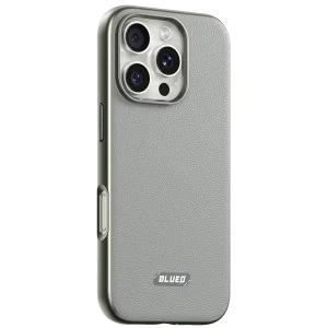Чохол Blueo Leather Case MagSafe для iPhone 16 Pro Max Grey
