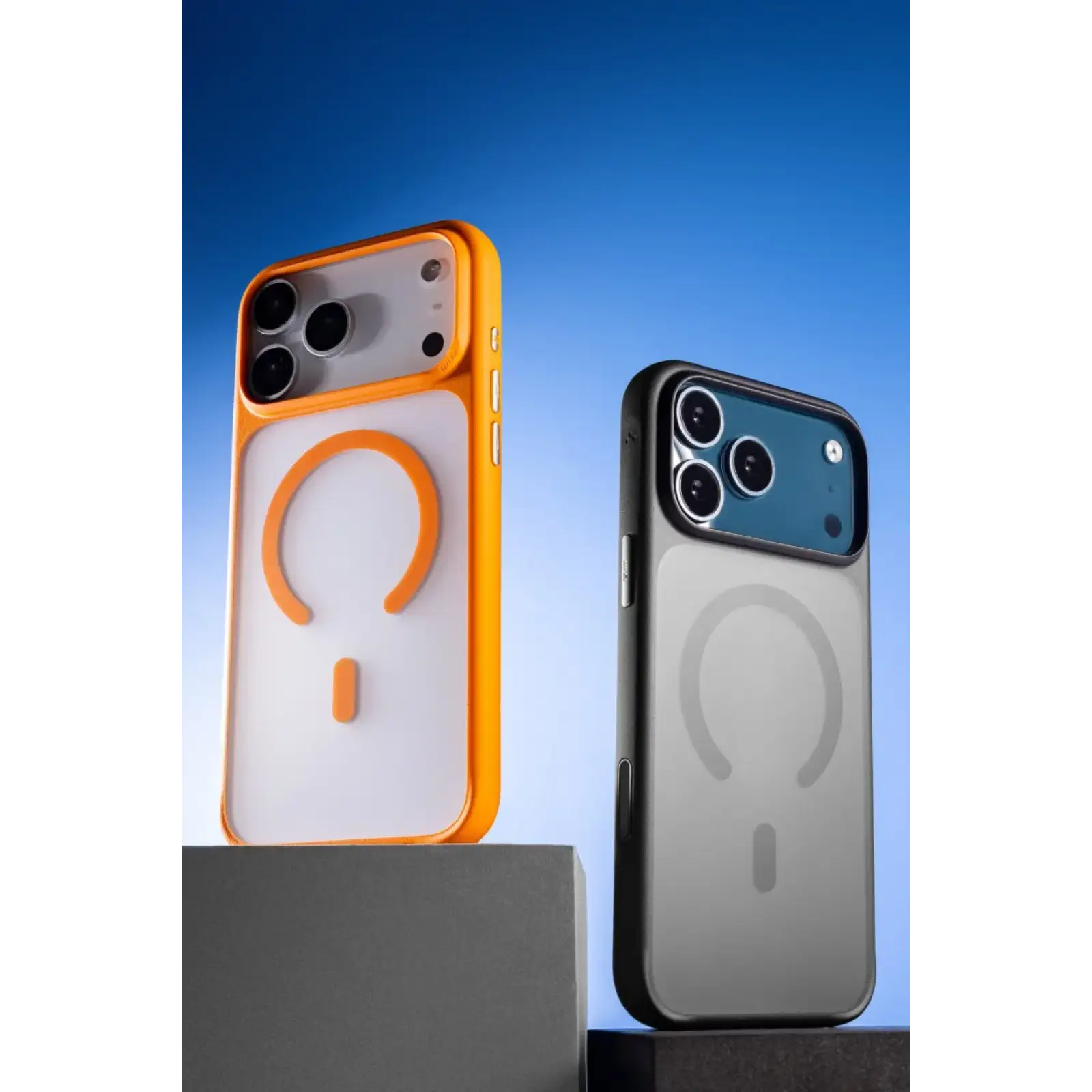 Чохол TPU+PC Blueo Skin Friendly Frosted with MagSafe для Apple iPhone 17 Pro Black