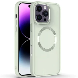 Колір: Білий - Чохол Bonbon Metal Style with MagSafe для Apple iPhone 16 Pro Max White