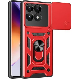 Чохол Camshield Serge Ring для Xiaomi Poco F6 Pro Red