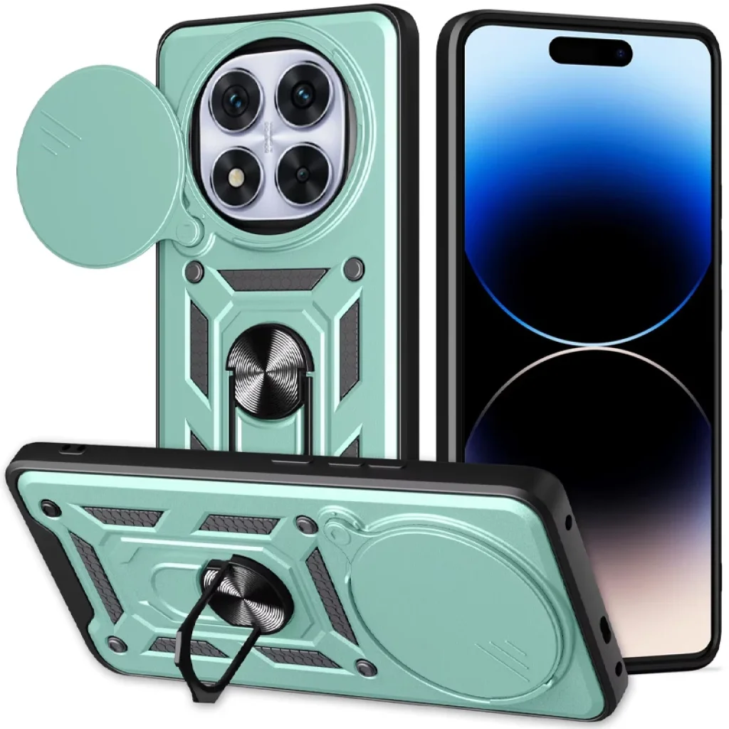Чохол Camshield Serge Ring для Xiaomi Redmi Note 14 Pro 5G, Poco X7 5G Green