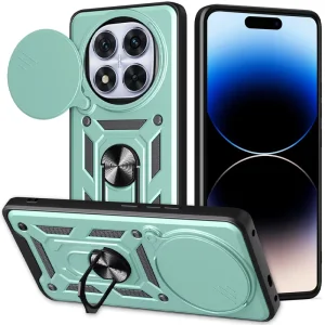 Цвет: Зеленый - Чехол Camshield Serge Ring для Xiaomi Redmi Note 14 Pro 5G, Poco X7 5G Green