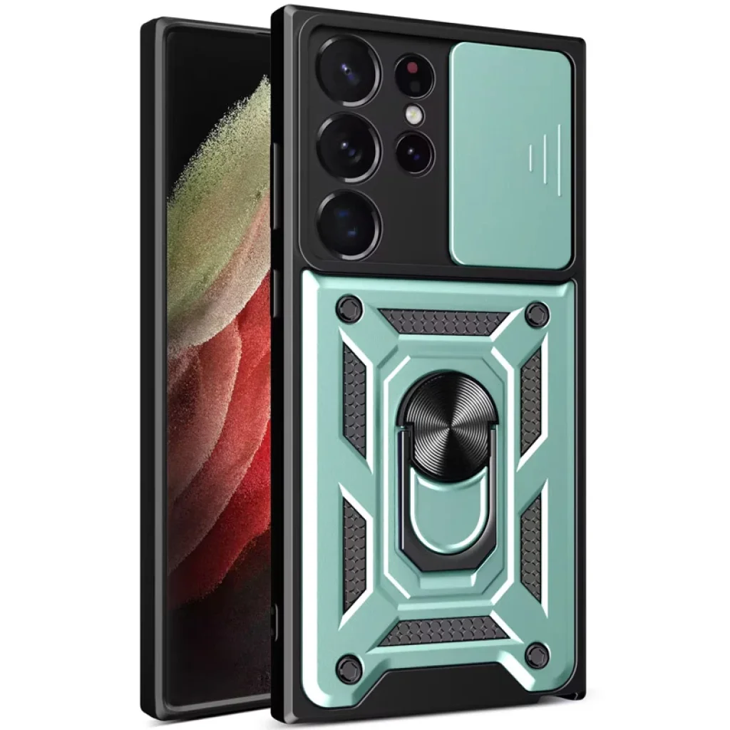 Чохол Camshield Serge Ring для Samsung Galaxy S25 Ultra Green
