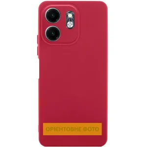 Чохол TPU GETMAN Liquid Silk Full Camera для Xiaomi Redmi A5, Poco C71 Dark Red