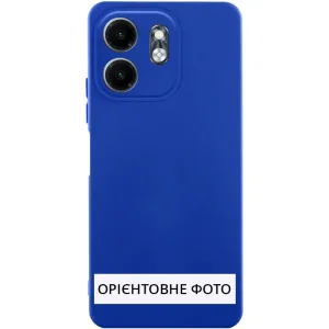 Чохол TPU GETMAN Liquid Silk Full Camera для Motorola Moto G05, Motorola Moto E15 Deep Navy