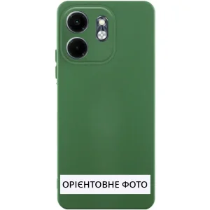 Чохол TPU GETMAN Liquid Silk Full Camera для Motorola Moto G15 4G Dark Green