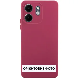 Чохол TPU GETMAN Liquid Silk Full Camera для Motorola Moto G15 4G Marsala