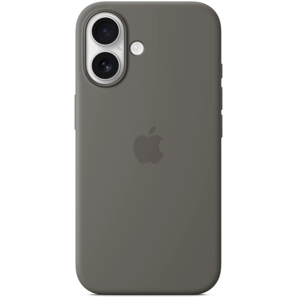 Чехол Apple iPhone 16 Silicone Case with MagSafe Stone Gray (MYY33)