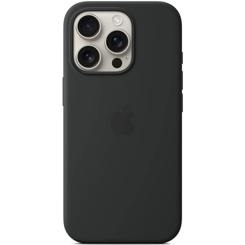 Чехол Apple iPhone 16 Pro Silicone Case with MagSafe Black (HQCo)