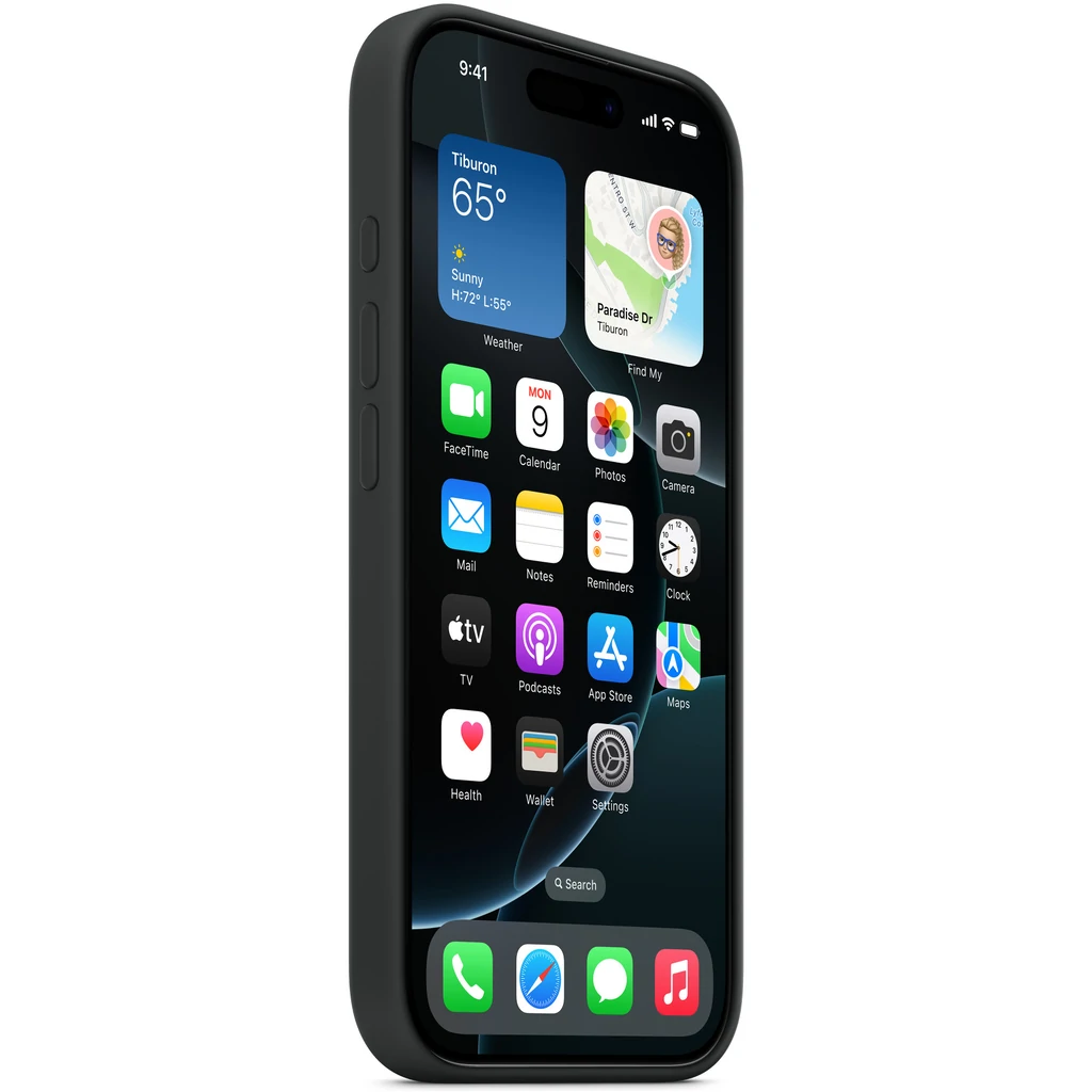 Чехол Apple iPhone 16 Pro Silicone Case with MagSafe Black (HQCo)