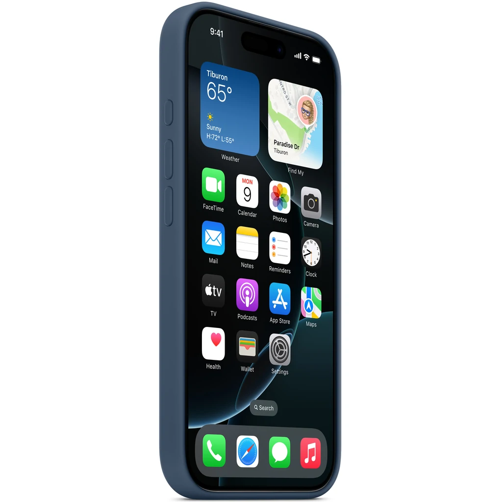 Чехол Apple iPhone 16 Pro Max Silicone Case with MagSafe Denim (HQCo)