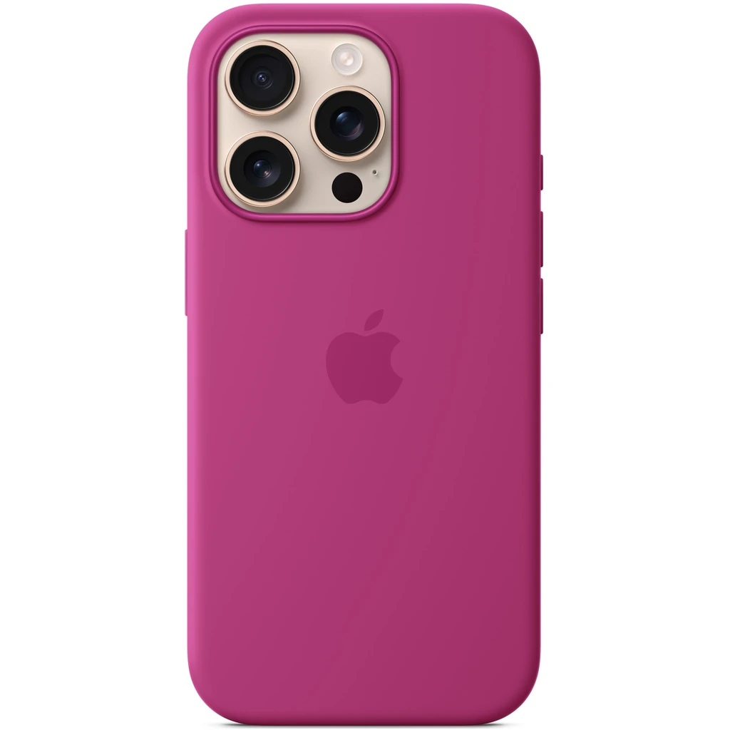 Чехол Apple iPhone 16 Pro Max Silicone Case with MagSafe Fuchsia (HQCo)