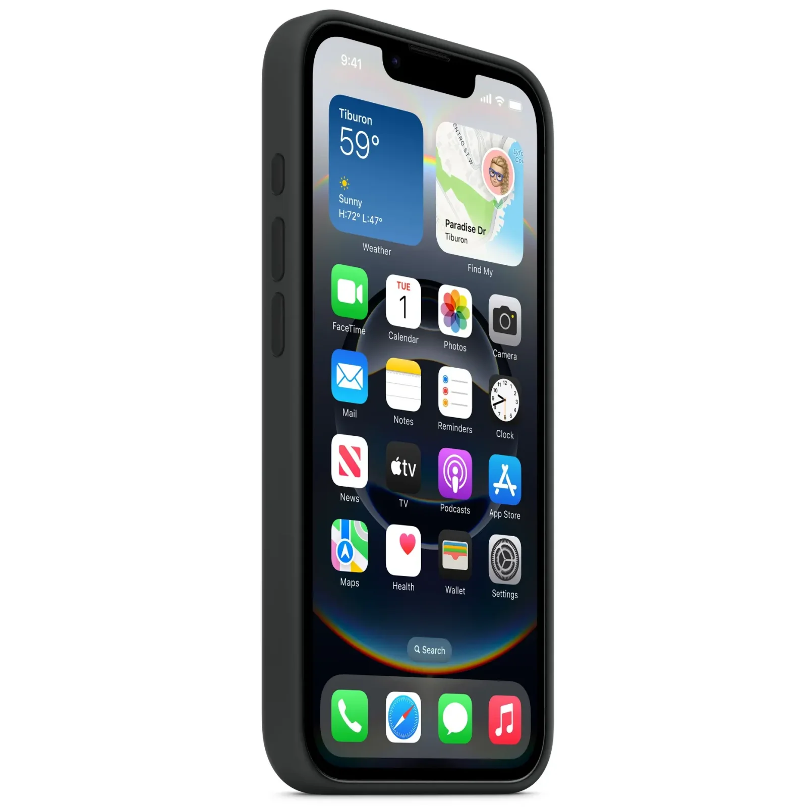 Чехол Apple iPhone 16e Silicone Case Black (MD3N4)