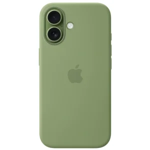 Цвет: Зеленый - Чехол Apple iPhone 17 Silicone Case with MagSafe Light Moss (HQCo)