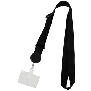 Шнурок для телефону (широкий) 150см Black