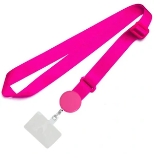 Шнурок для телефону (широкий) 150см Barbie Pink