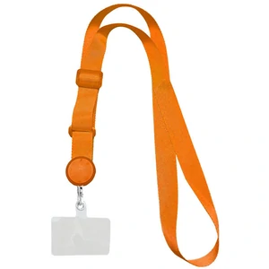 Шнурок для телефону (широкий) 150см Orange