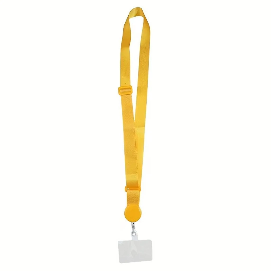 Шнурок для телефону (широкий) 150см Yellow