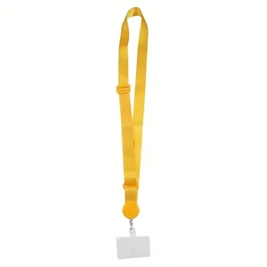 Шнурок для телефону (широкий) 150см Yellow