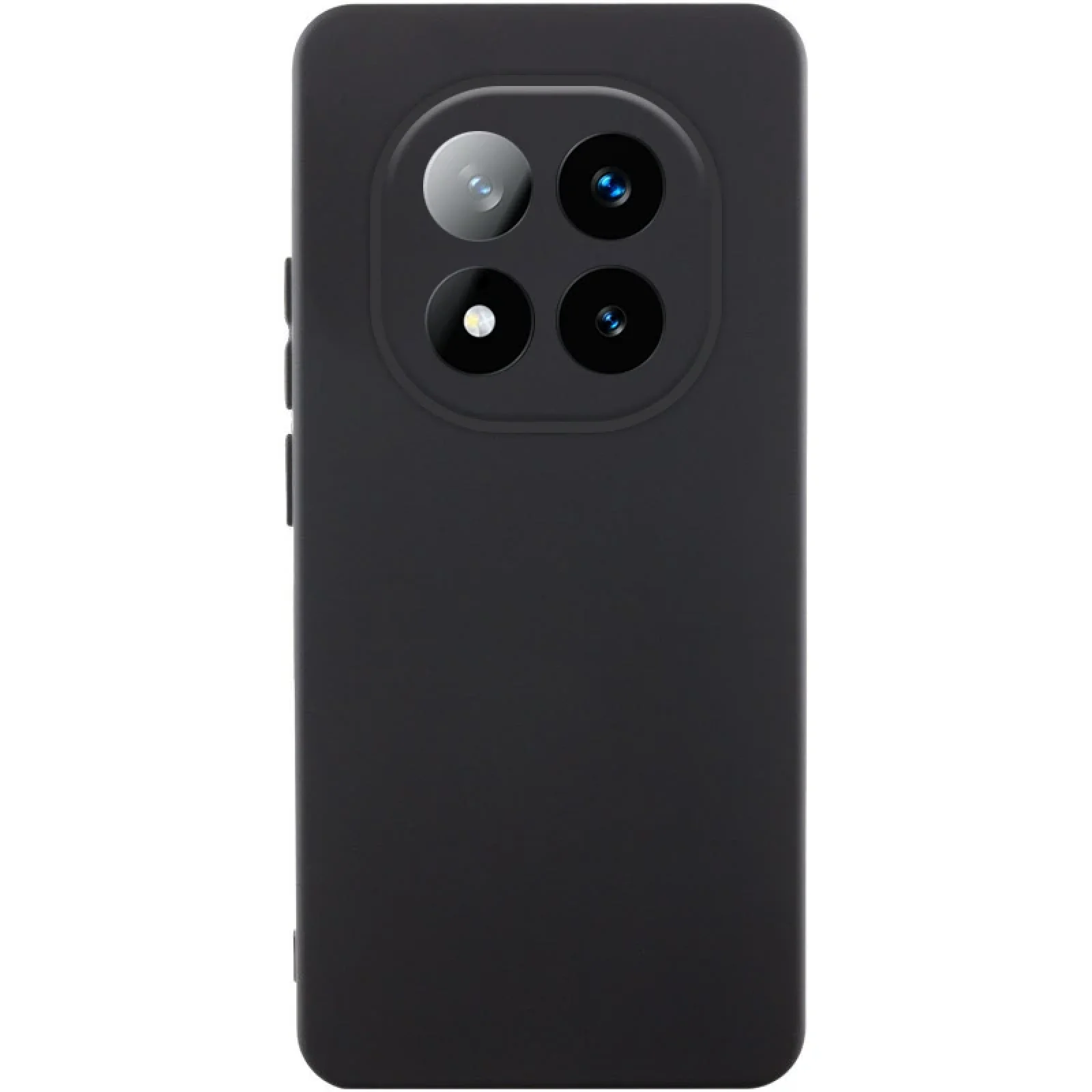 Чохол Silicone Cover Lakshmi Full Camera (AA) для Xiaomi Redmi Note 14 Pro+ 5G Black
