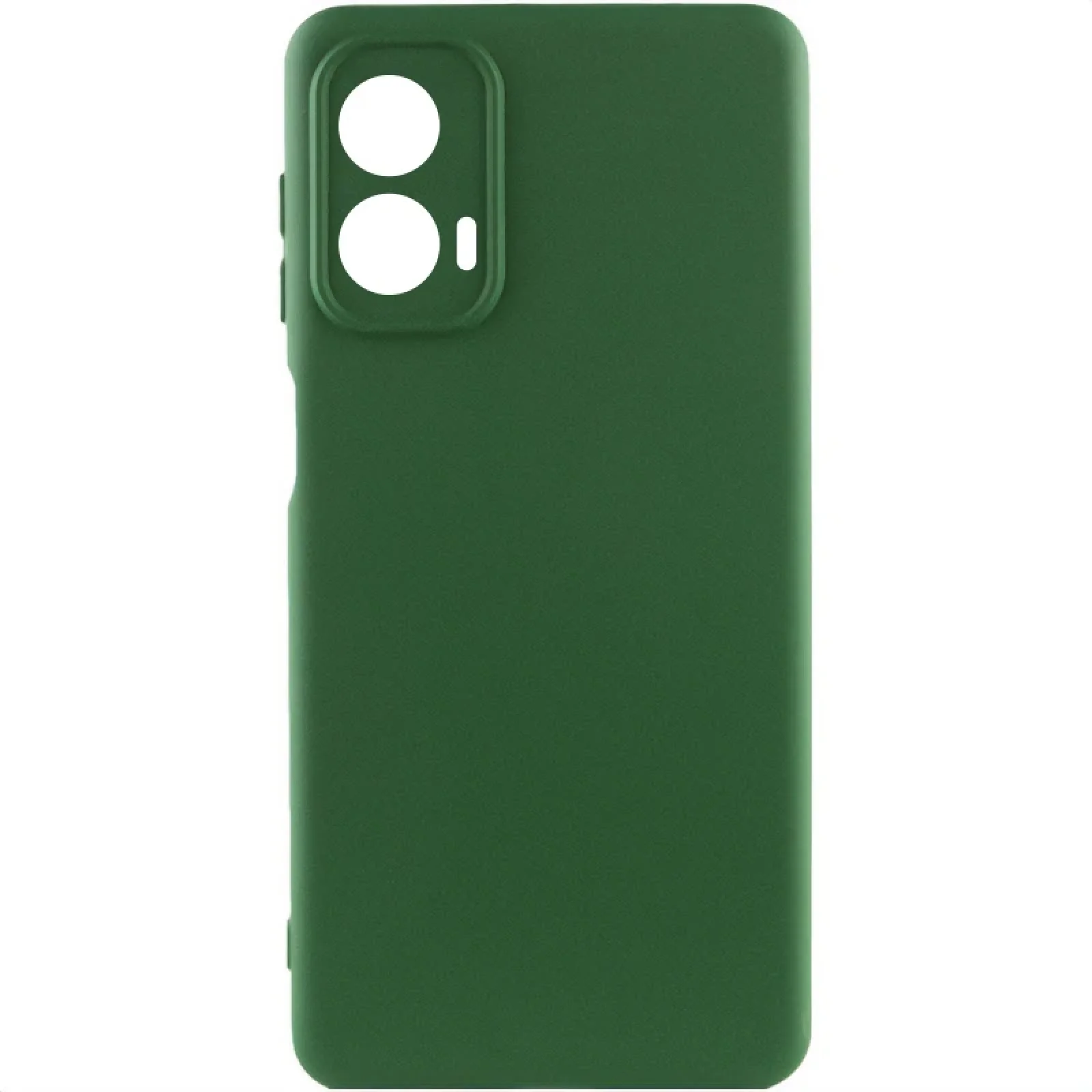 Чехол Silicone Cover Lakshmi Full Camera (AA) для Motorola Moto G24 Dark Green