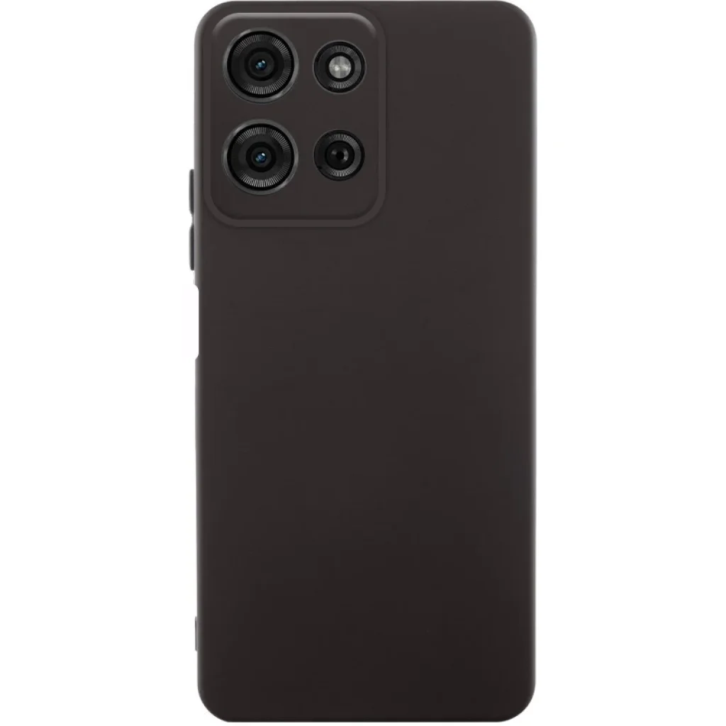Чохол Silicone Cover Lakshmi Full Camera (AA) для Motorola Moto G75 5G Chocolate