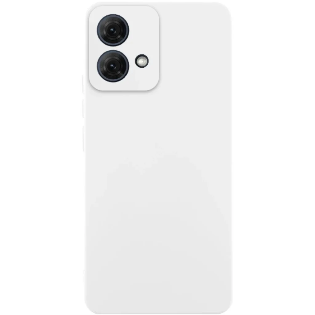 Чохол Silicone Cover Lakshmi Full Camera (AA) для Motorola Moto G84 White