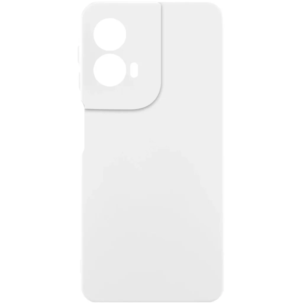 Чехол Silicone Cover Lakshmi Full Camera (AA) для Motorola Moto G85 White
