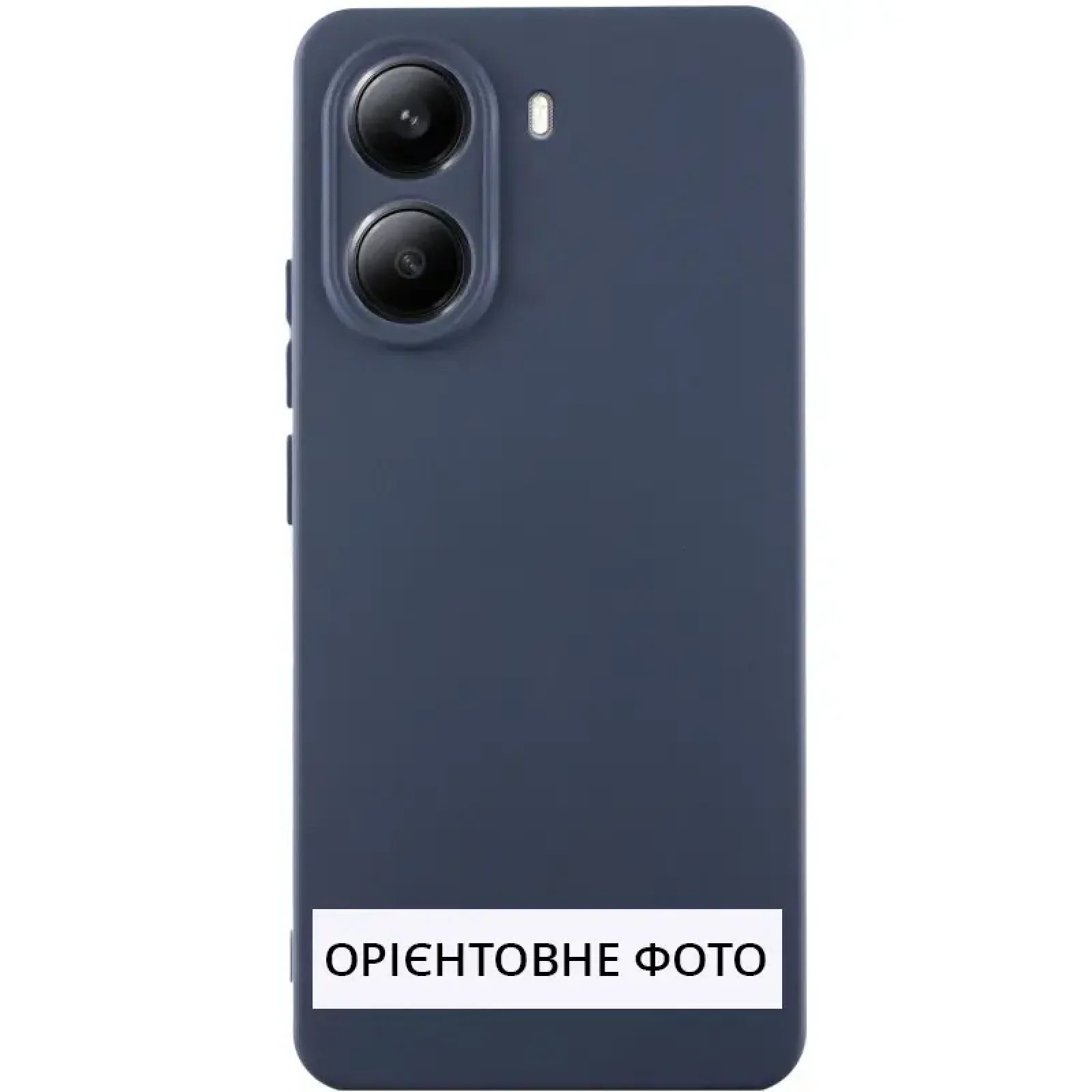 Чохол Silicone Cover Lakshmi Full Camera (AA) для Motorola Edge 50 Fusion Midnight Blue