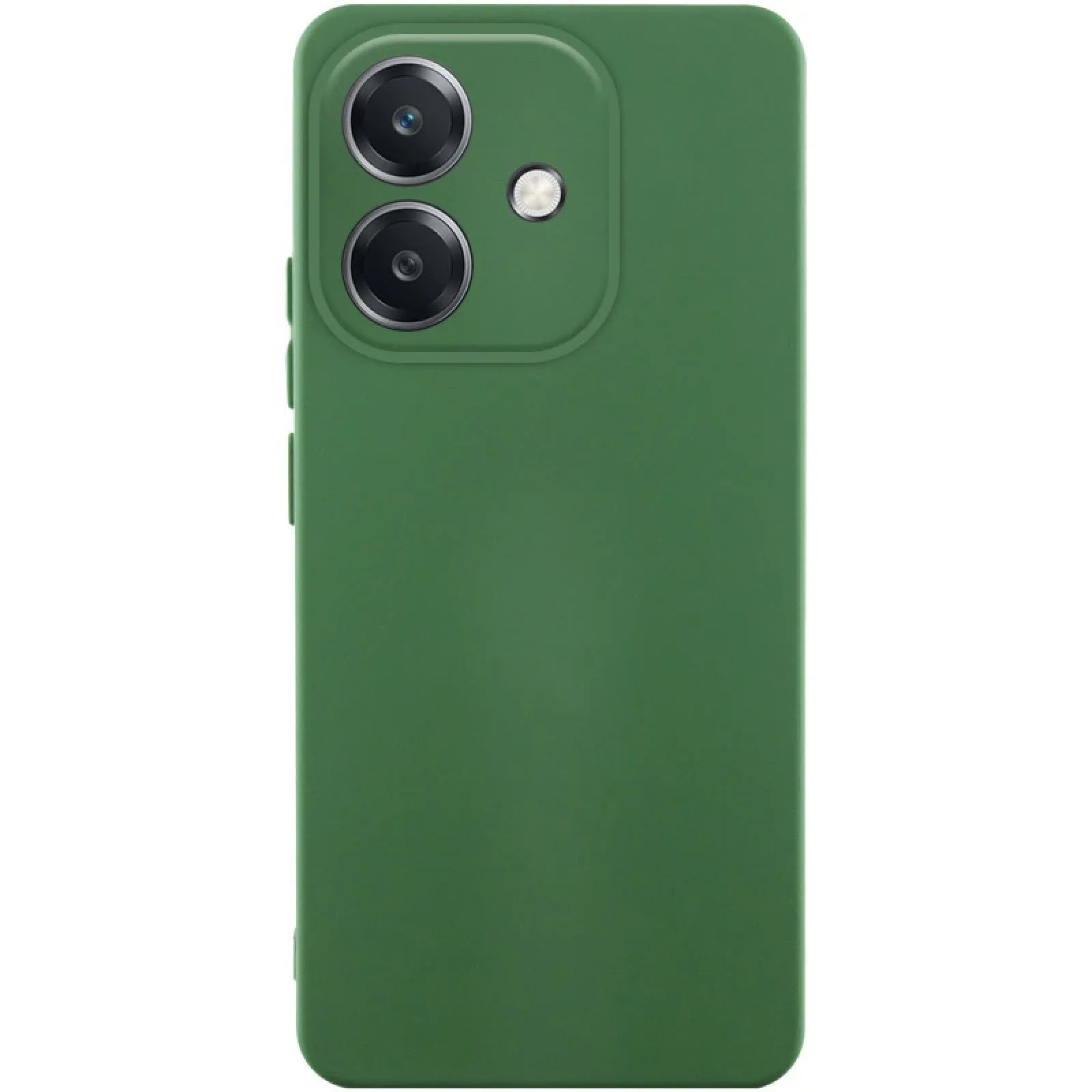 Чохол Silicone Cover Lakshmi Full Camera (AA) для Oppo A3 4G, Oppo A3x 4G, Oppo A40m Dark Green