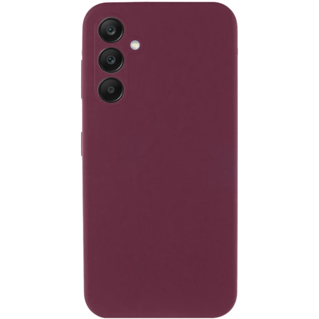 Чохол Silicone Cover Lakshmi Full Camera (AA) для Samsung Galaxy A35 Marsala