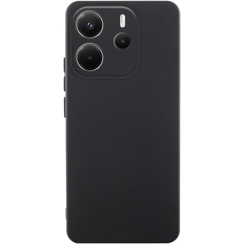 Чехол Silicone Cover Lakshmi Full Camera (AA) для Xiaomi Redmi Note 14 4G Black