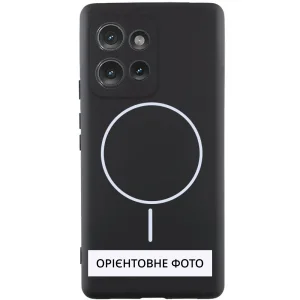 Чохол Silicone Cover Lakshmi Full Camera (AA) with MagFit для Motorola Edge 50 Fusion Black