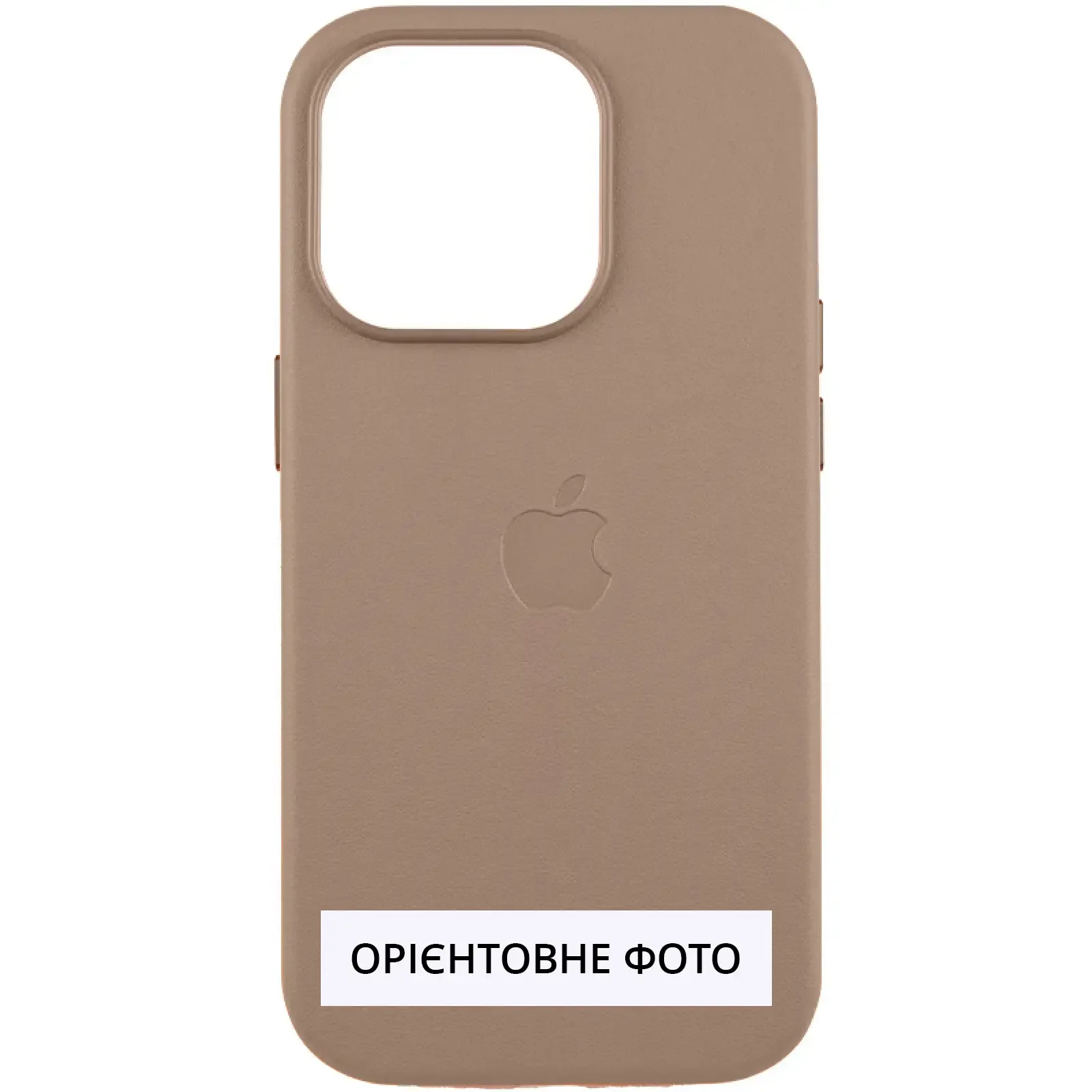 Чохол Leather Case (AAA) with MagSafe and Animation для Apple iPhone 16 Plus Taupe