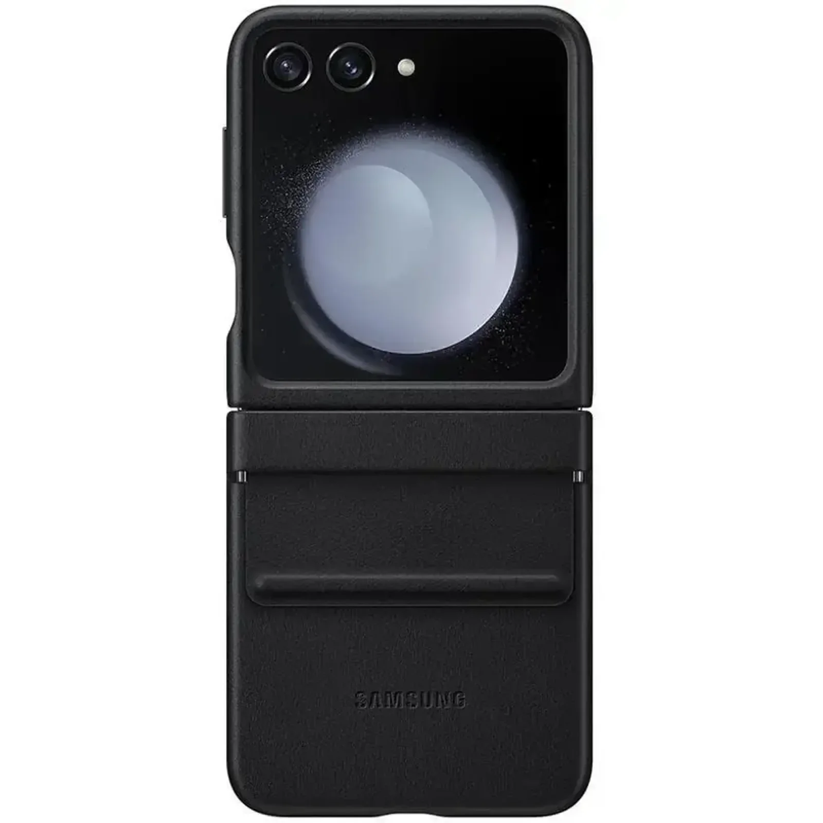 Чехол Leather Case (AAA) для Samsung Galaxy Flip7 Black