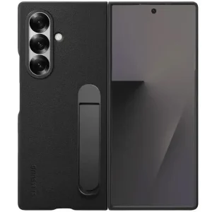 Чохол Leather Case (AAA) with Stand для Samsung Galaxy Fold7 Black
