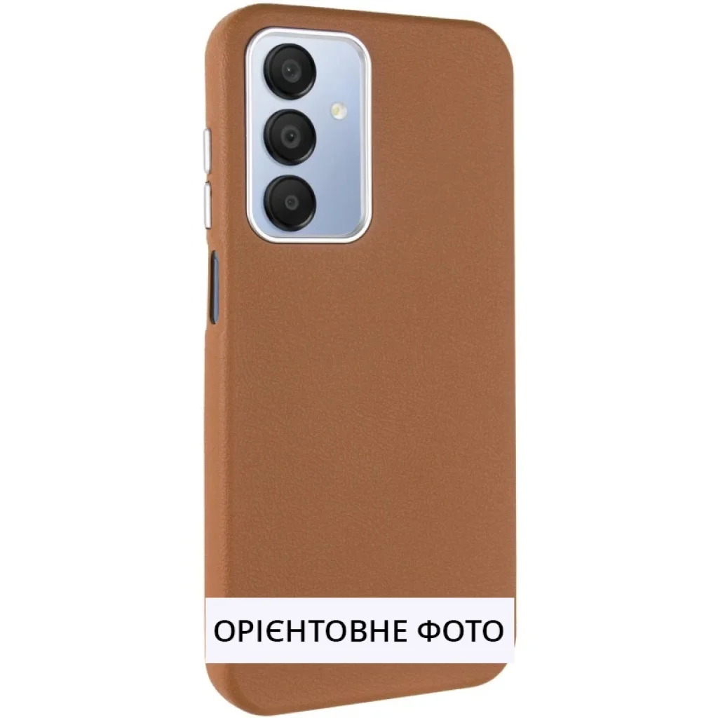 Чохол Leather Case Metal Buttons для Samsung Galaxy S25 Ultra Brown