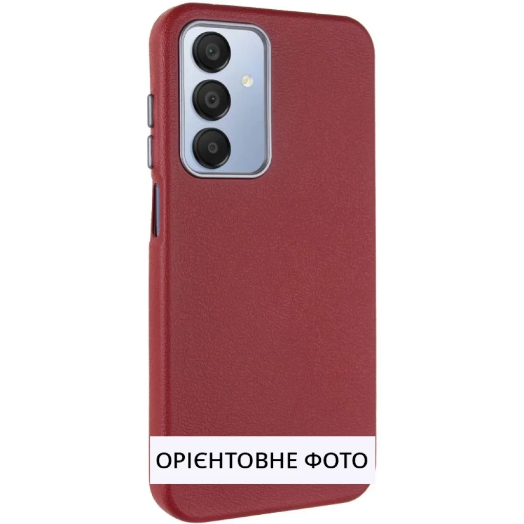 Чохол Leather Case Metal Buttons для Samsung Galaxy S25 Ultra Red