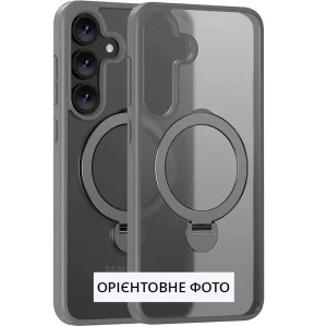 Чехол TPU+PC MagSafe Colorful HQ Ring для Samsung Galaxy S25 Edge Grey