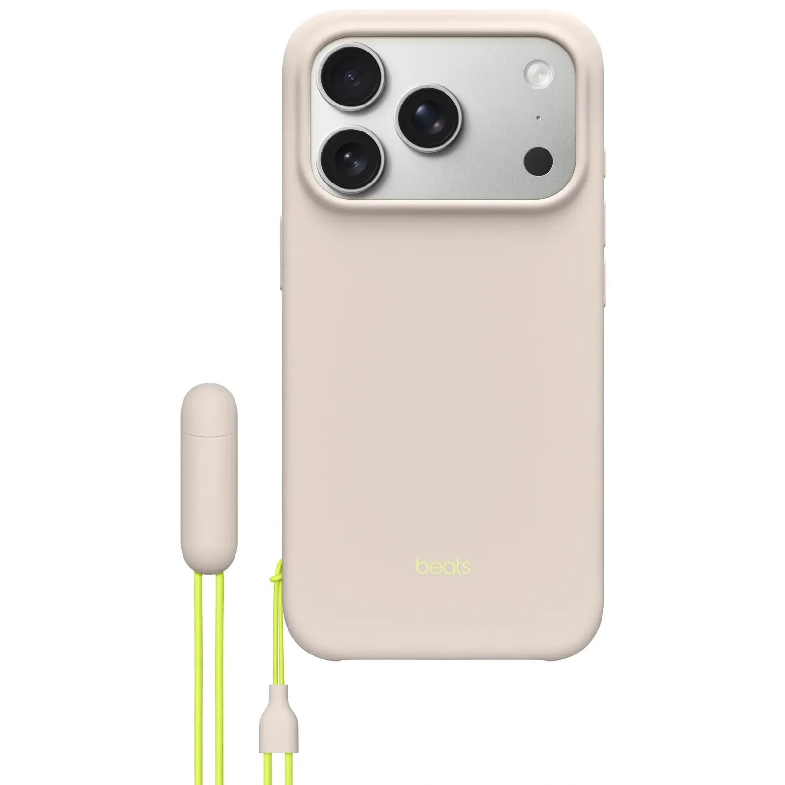 Чехол Beats Apple iPhone 17 Pro Kickstand Case with MagSafe and Camera Control Lime Stone (MGTN4)