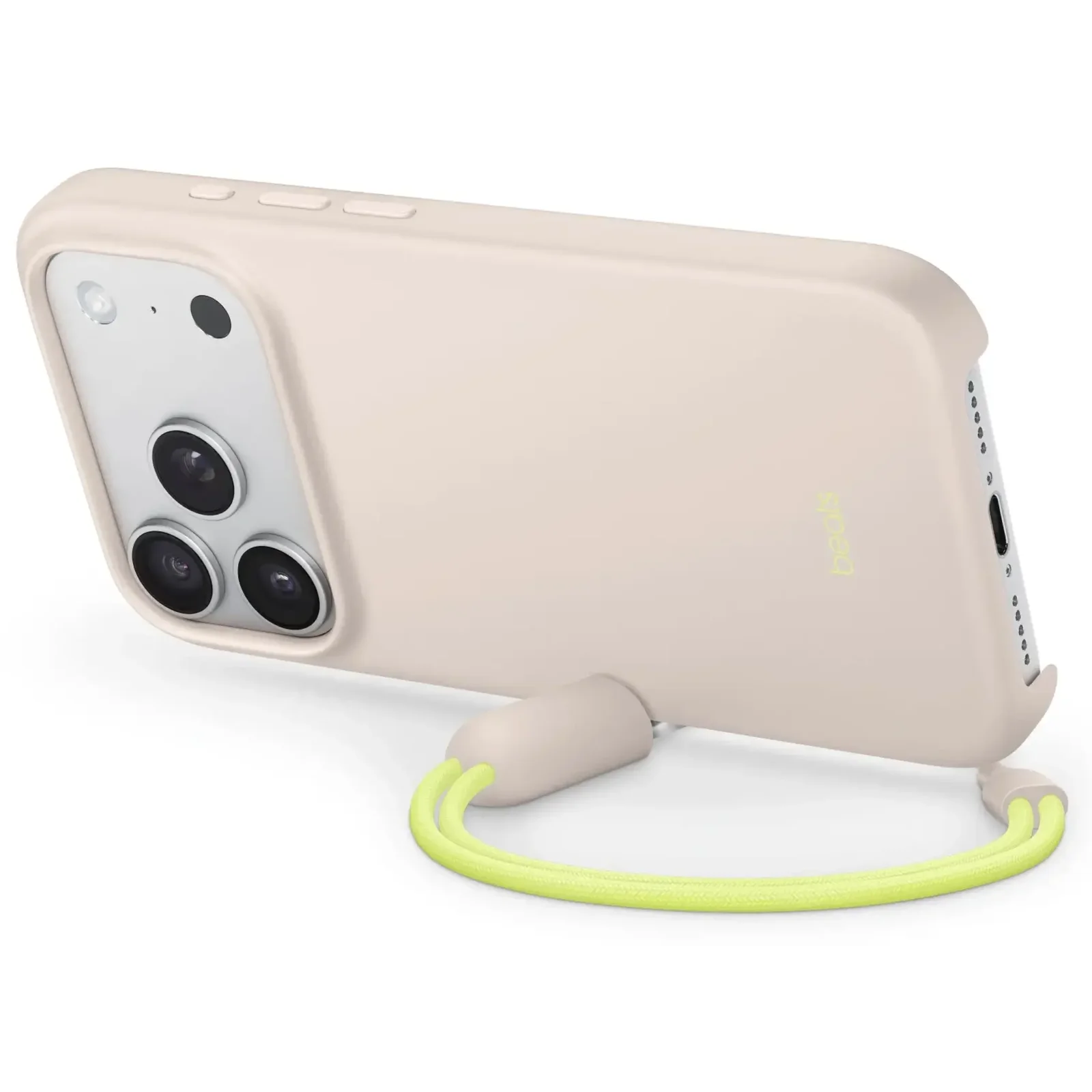 Чехол Beats Apple iPhone 17 Pro Kickstand Case with MagSafe and Camera Control Lime Stone (MGTN4)