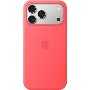 Цвет: Розовый - Чехол Apple iPhone17 Pro Max Silicone Case with MagSafe Bright Guava (MHW64)