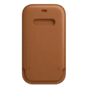 Колір: Коричневий - Чохол Apple iPhone 12, iPhone 12 Pro Leather Sleeve with MagSafe Saddle Brown (MHYC3)
