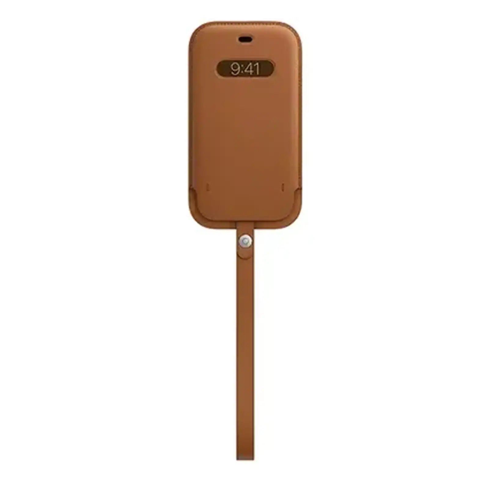 Чохол Apple iPhone 12, iPhone 12 Pro Leather Sleeve with MagSafe Saddle Brown (MHYC3)